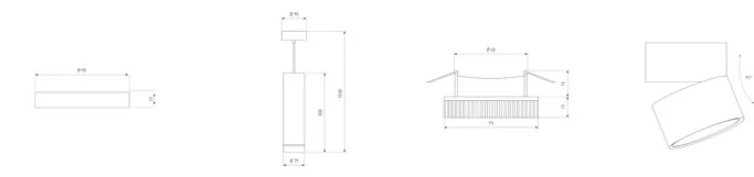 Точечный светильник ELEKTROSTANDART 1037 1037 GX53 WH