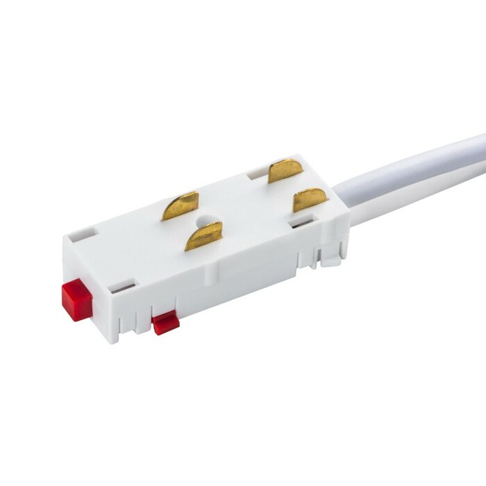 LIGHTSTAR 505116 Питание боковое трековое однофазное TETA БЕЛЫЙ для PRO