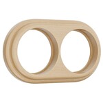 Werkel W0025224  Рамка на 2 поста (светлый бук)