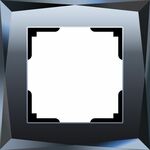 Werkel W0011208  Рамка на 1 пост Diamant  (черный)
