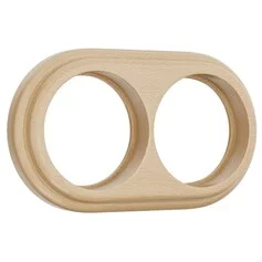 Werkel W0025224  Рамка на 2 поста (светлый бук)