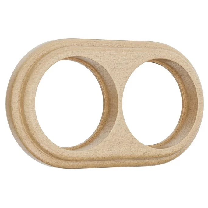 Werkel W0025224  Рамка на 2 поста (светлый бук)