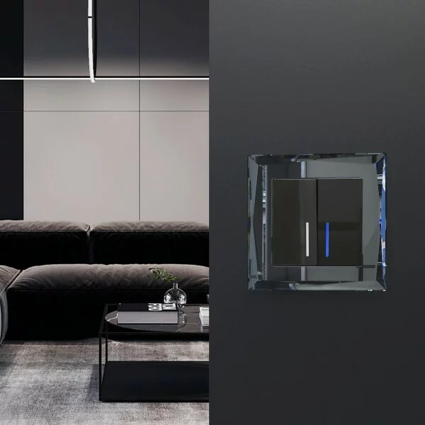 Werkel W0011208  Рамка на 1 пост Diamant  (черный)