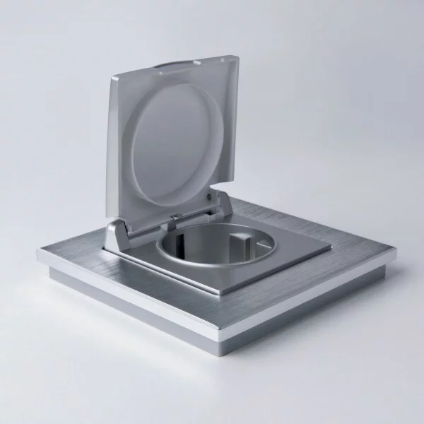 Werkel W0011706  Рамка на 1 пост Aluminium (алюминий)