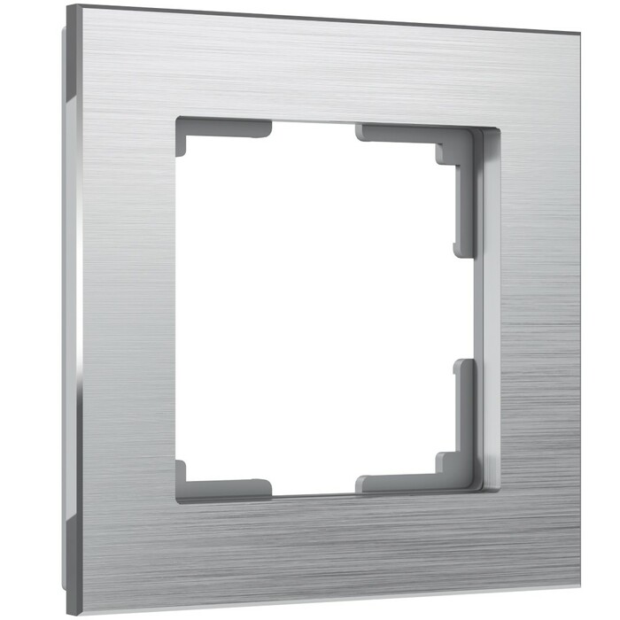 Werkel W0011706  Рамка на 1 пост Aluminium (алюминий)