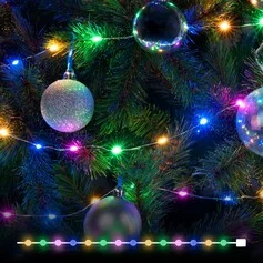 EUROSVET 400-009   гирлянда бытовая электрическая нить   мульти