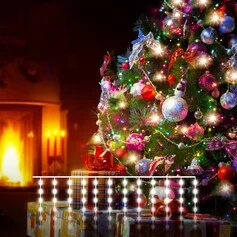 EUROSVET 200-006   гирлянда бытовая электрическая занавес   мульти