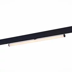 ST803.436.10 Магнитный трековый светильник Черный LED 1*10W 3000K 1 200Lm Ra&gt;90 120° IP20 L604xW28xH