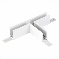 ST007.579.00 Коннектор T-образный для подвесного   накладного магнитного  шинопровода ST-Luce Белый