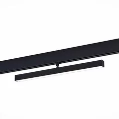 ST802.446.12 Магнитный трековый светильник Черный LED 1*12W 4000K 750Lm Ra&gt;90 120° IP20 L405xW22,5xH