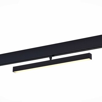 ST802.436.12 Магнитный трековый светильник Черный LED 1*12W 3000K 700Lm Ra>90 120° IP20 L405xW22,5xH