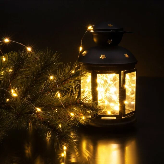 EUROSVET 400-009   гирлянда бытовая электрическая нить   теплый белый