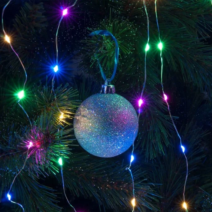 EUROSVET 200-006   гирлянда бытовая электрическая занавес   мульти