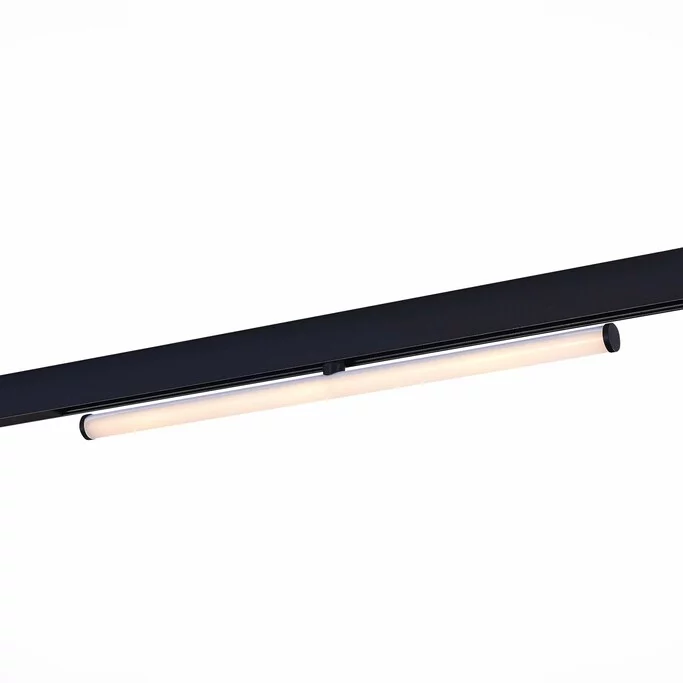 ST803.436.10 Магнитный трековый светильник Черный LED 1*10W 3000K 1 200Lm Ra&gt;90 120° IP20 L604xW28xH