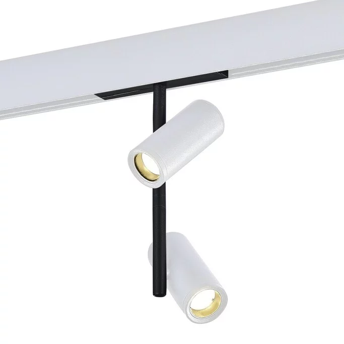 ST808.536.16 Магнитный трековый светильник Белый LED 1*16W 3000K 1 100Lm Ra&gt;90 36° IP20 D45xH240 48V