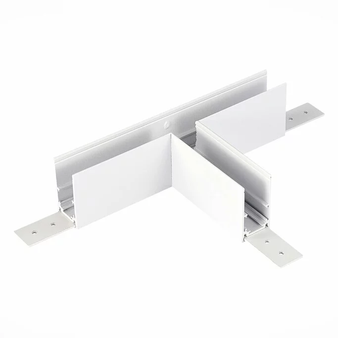ST007.579.00 Коннектор T-образный для подвесного   накладного магнитного  шинопровода ST-Luce Белый