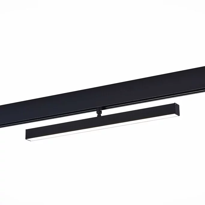 ST802.446.12 Магнитный трековый светильник Черный LED 1*12W 4000K 750Lm Ra&gt;90 120° IP20 L405xW22,5xH