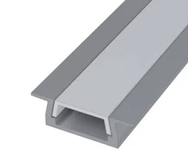 ST LUCE ST017.129.02 Встраиваемый алюминиевый профиль с рассеивателем 2000*22*7мм(К-т:Рассеив-ль2м З