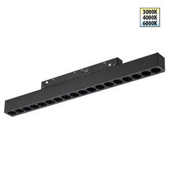 NOVOTECH 359623 SHINO NT25 000 черный Трековый светильник для низков. шинопровода с переключ. цв. те