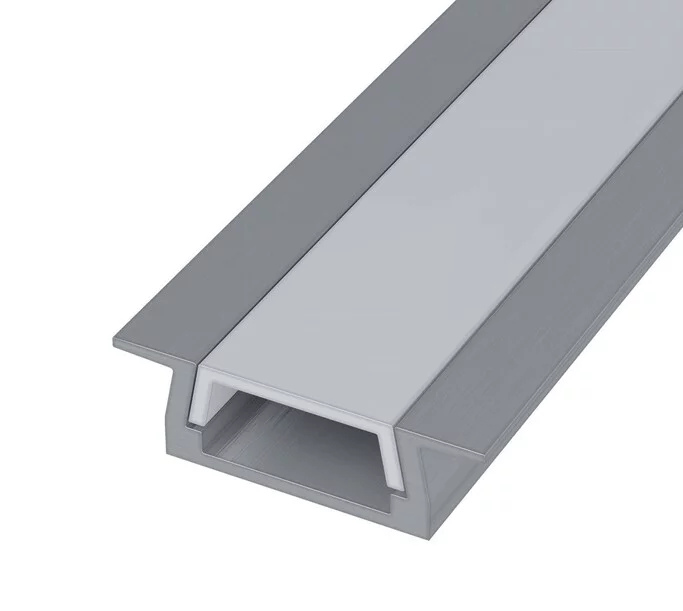 ST LUCE ST017.129.02 Встраиваемый алюминиевый профиль с рассеивателем 2000*22*7мм(К-т:Рассеив-ль2м З