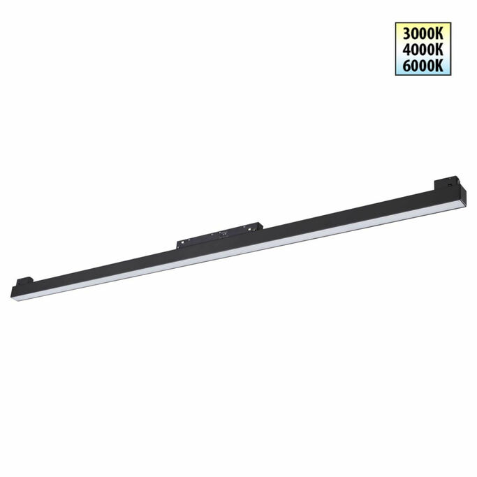 NOVOTECH 359621 SHINO NT25 000 черный Трековый светильник для низков. шинопровода с переключ. цв. те