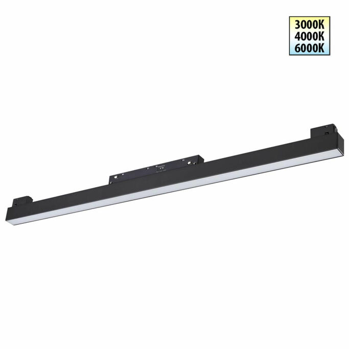 NOVOTECH 359619 SHINO NT25 000 черный Трековый светильник для низков. шинопровода с переключ. цв. те