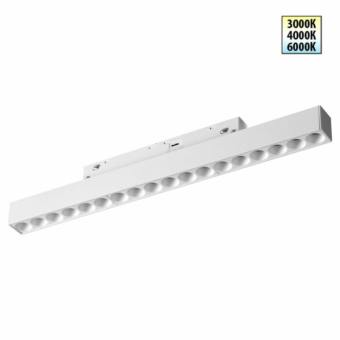 NOVOTECH 359622 SHINO NT25 000 белый Трековый светильник для низков. шинопровода с переключ. цв. тем