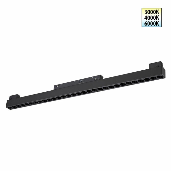 NOVOTECH 359625 SHINO NT25 000 черный Трековый светильник для низков. шинопровода с переключ. цв. те