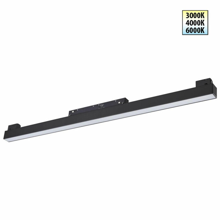 NOVOTECH 359619 SHINO NT25 000 черный Трековый светильник для низков. шинопровода с переключ. цв. те