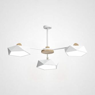 Подвесная Люстра Geometric Ch 3 Белая By Imperiumloft