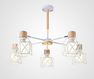 Потолочная Люстра Corf B3 White 5 Lamps By Imperiumloft