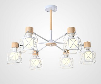 Потолочная Люстра Corf B3 White 6 Lamps By Imperiumloft