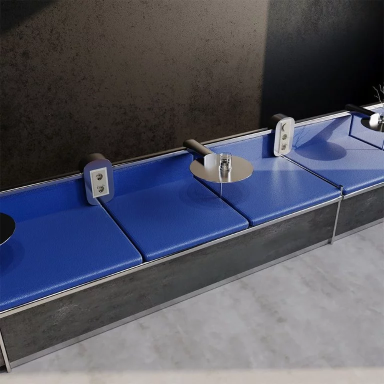 Рамка стеклянная VOLTUM S70 на 3 поста, (шелк, стекло) VLS110304