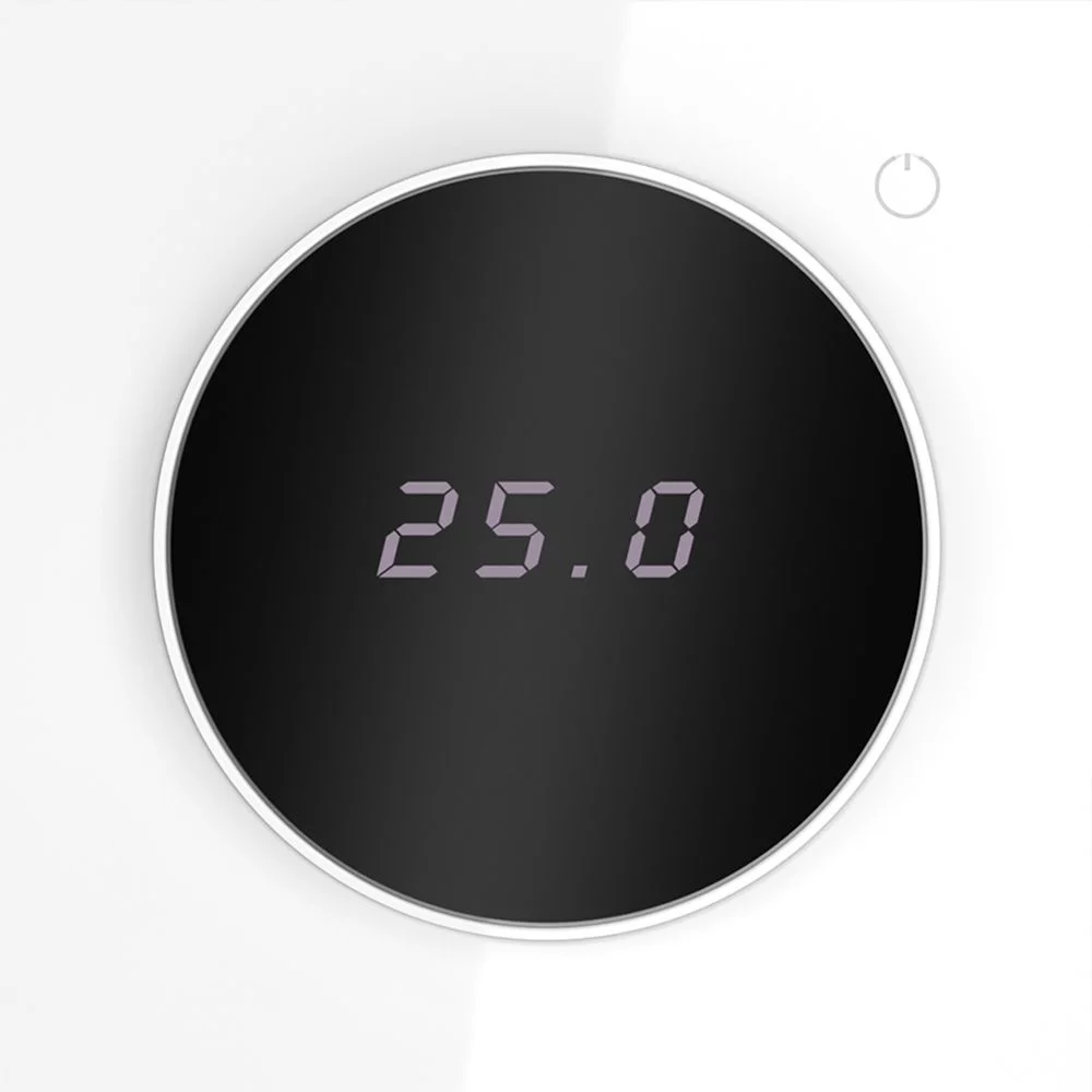 Терморегулятор электронный VOLTUM S70 с индикацией и датчиком, для теплого пола, белый гля VLS070101