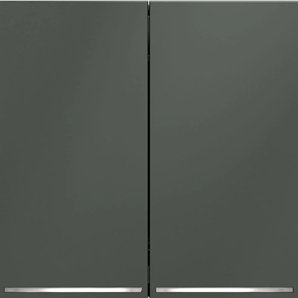 Проходной переключатель встраиваемый VOLTUM S70 двухклавишный с подсветкой 10А, (титан) VLS020406