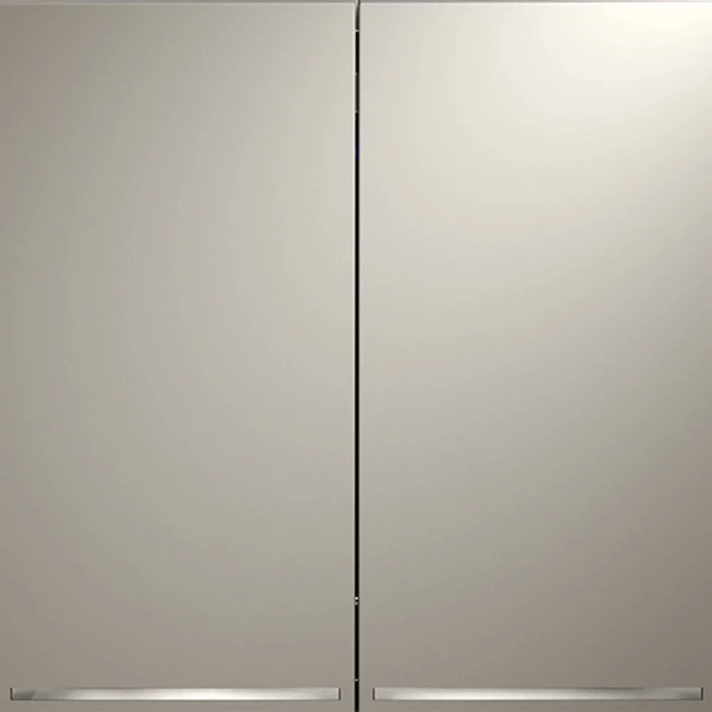 Проходной переключатель встраиваемый VOLTUM S70 двухклавишный с подсветкой 10А, (кашемир) VLS020403