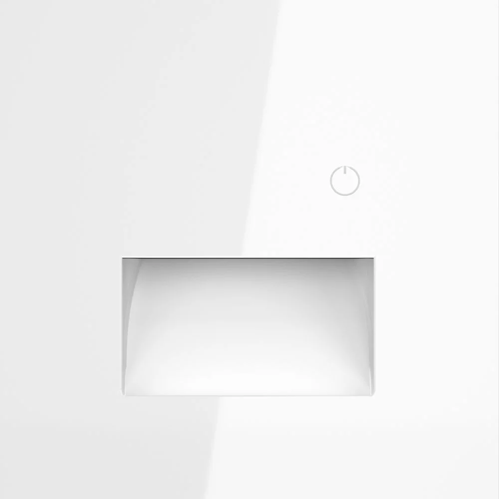 Подсветка светодиодная встраиваемая VOLTUM S70 с датчиком, (белый глянцевый) VLS070701