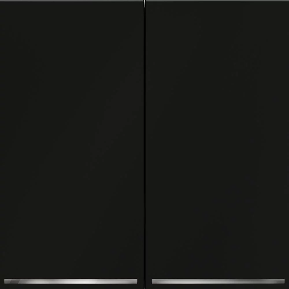 Проходной переключатель встраиваемый VOLTUM S70 двухклавишный с подсветкой 10А, черный мат VLS020408