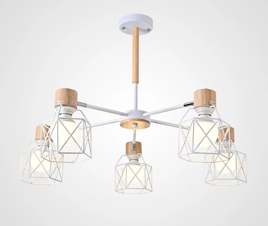 Потолочная Люстра Corf B3 White 5 Lamps By Imperiumloft