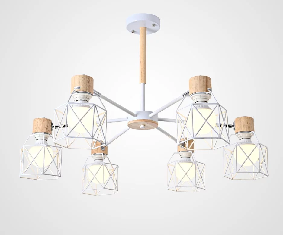 Потолочная Люстра Corf B3 White 6 Lamps By Imperiumloft