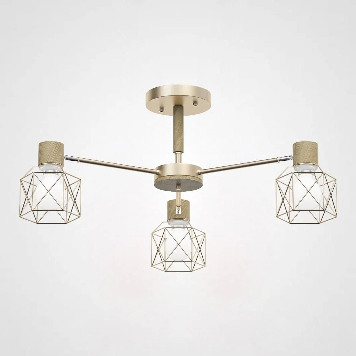 Потолочная Люстра Corf B3 Champagne 3 Lamps By Imperiumloft