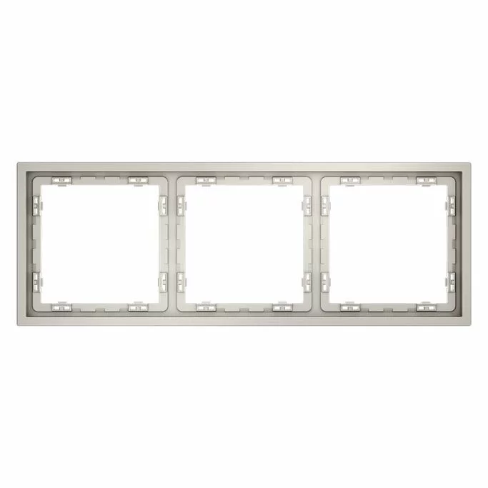 Рамка пластиковая VOLTUM S70 на 3 поста, (кашемир) VLS100303