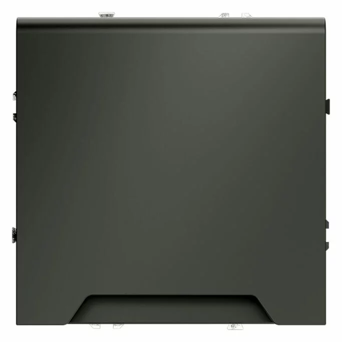 Розетка встр. VOLTUM S70 с заземлением, защитными шторками и крышкой 16А, (титан) VLS040306