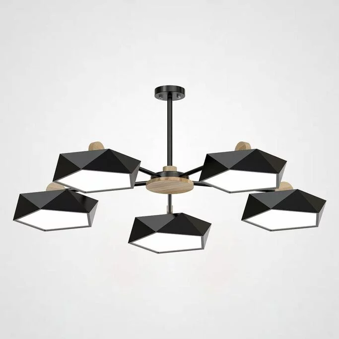 Подвесная Люстра Geometric Ch 5 Черная By Imperiumloft