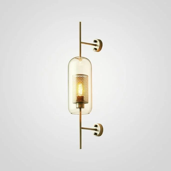 Настенный Светильник Catch Wall Cylinder L67 Brass By Imperiumloft