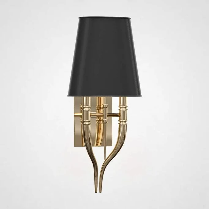Настенный Светильник Crystal Light Brunilde Ipe Cavalli H52 Gold Black By Imperiumloft