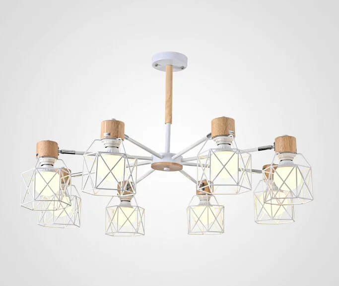 Потолочная Люстра Corf B3 White 8 Lamps By Imperiumloft