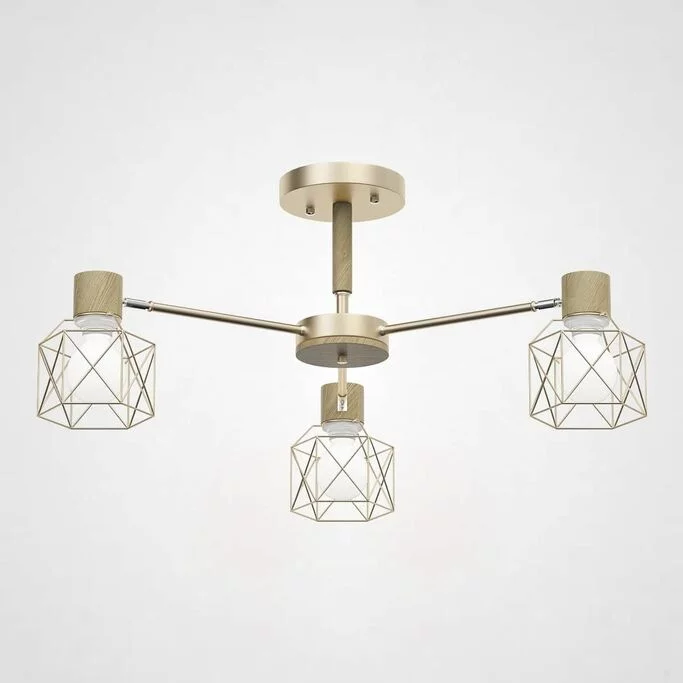 Потолочная Люстра Corf B3 Champagne 3 Lamps By Imperiumloft