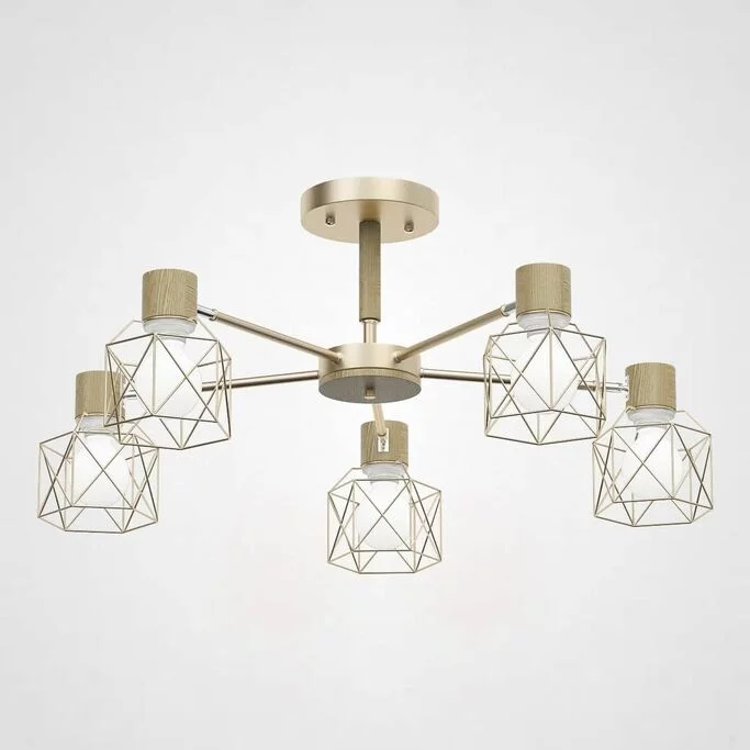 Потолочная Люстра Corf B3 Champagne 5 Lamps By Imperiumloft