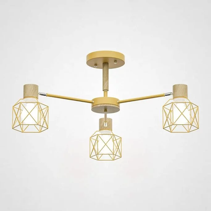 Потолочная Люстра Corf B3 Yellow 3 Lamps By Imperiumloft